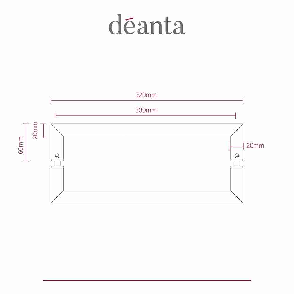 Déanta urban pull handle matt black 20mmø 3 Déanta Urban Pull Handle Matt Black 20mmØ