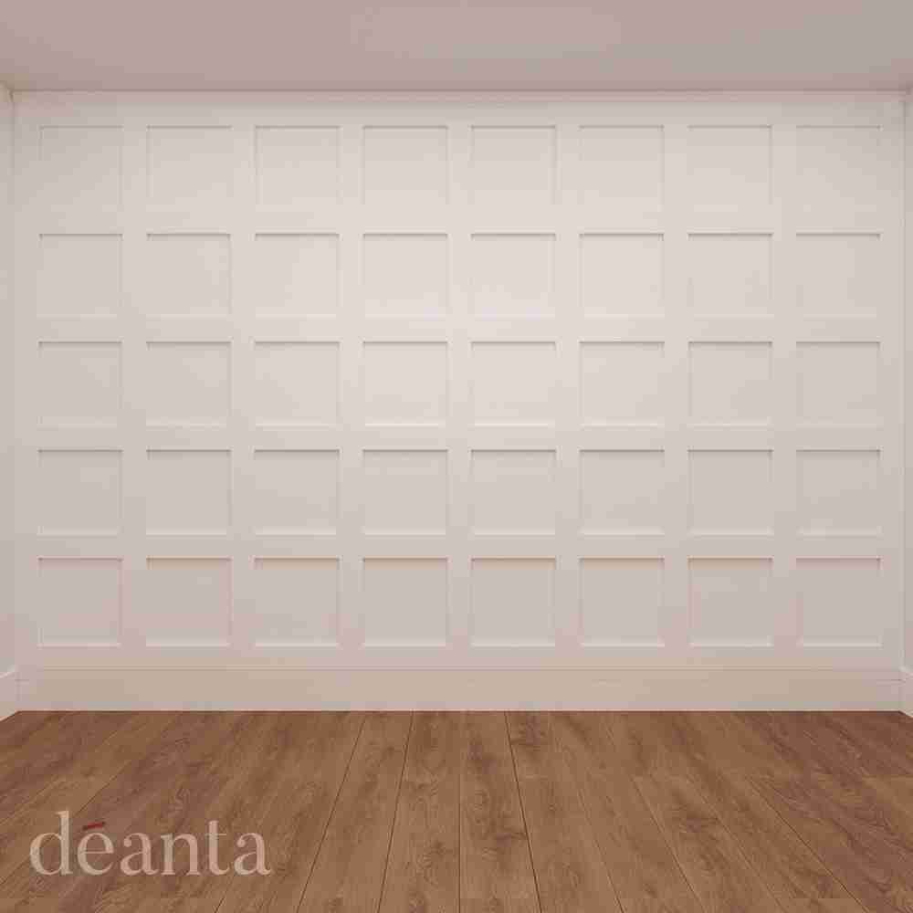 Déanta White Primed Shaker Wall Panelling