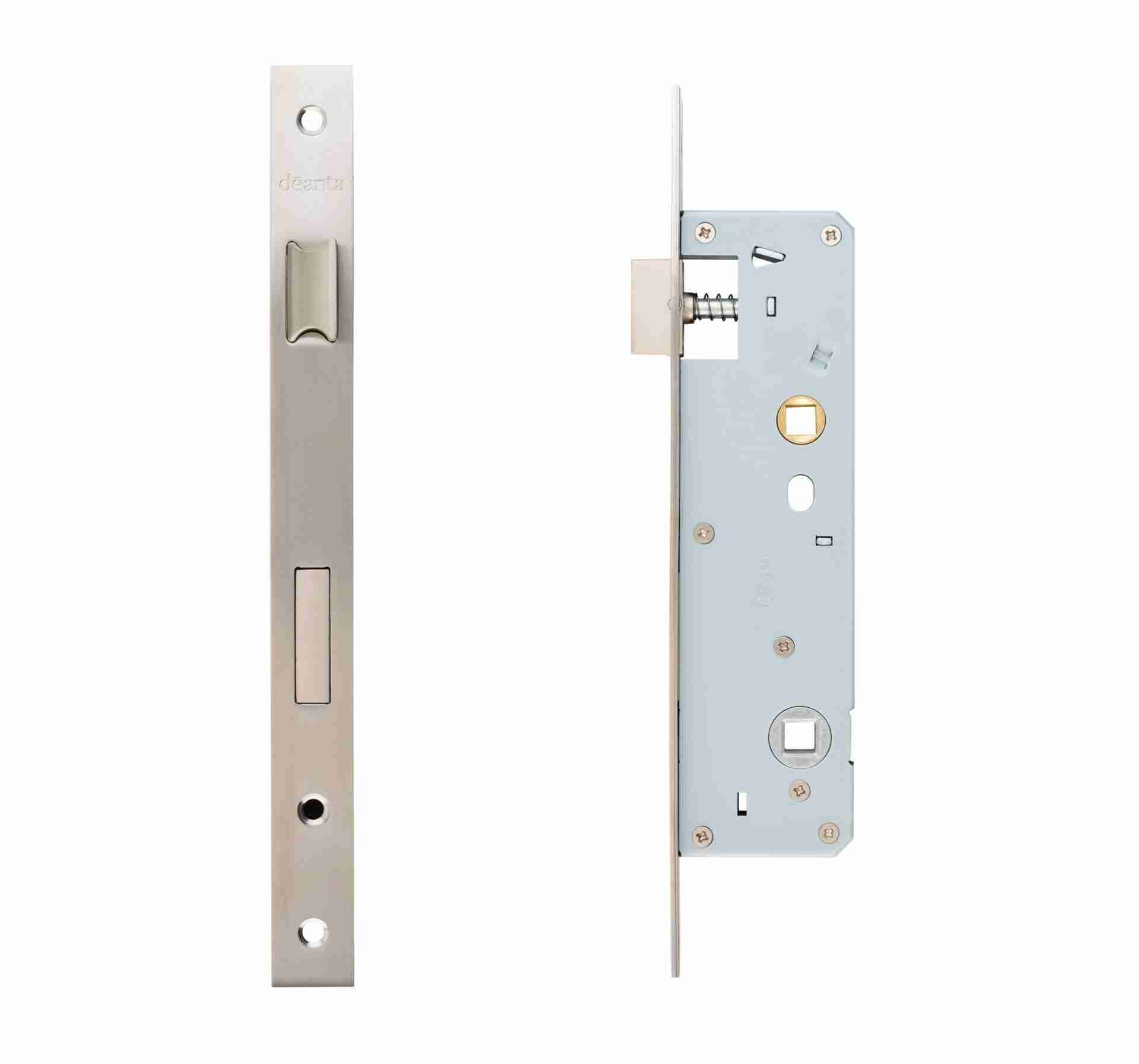 Déanta Slim Bathroom Lock Stainless Steel
