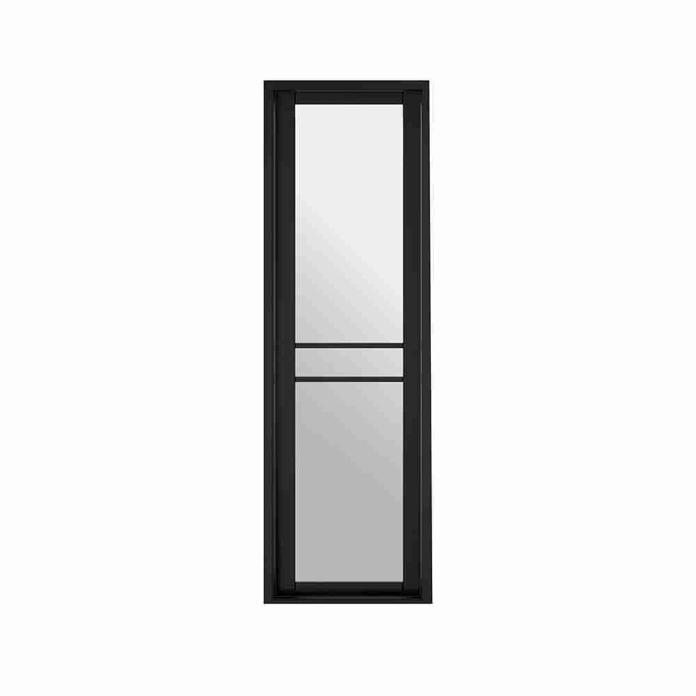 Keeping your home well-insulated with energy-efficient external doors 9 Demi Panel Black Primed Greenwich W8