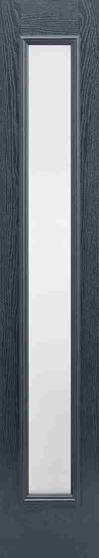 GRP Sidelight Grey Glazed 1L Frosted