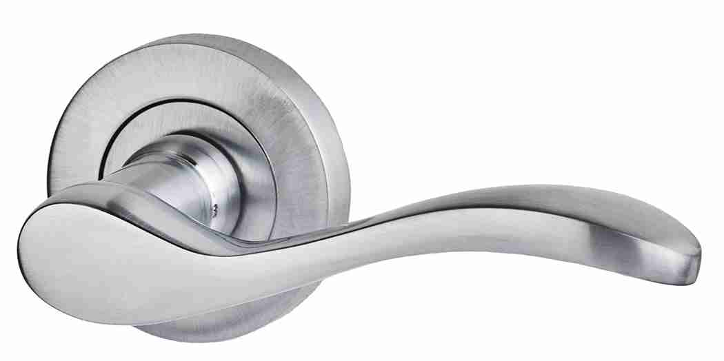 Ironmongery Ariel Satin Chrome Privacy Handle Hardware Pack
