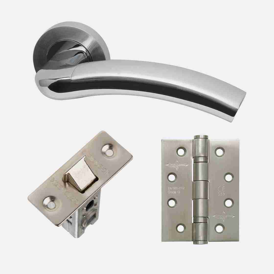 Ironmongery Jupiter Handle Hardware Pack