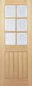 Finished vs unfinished doors 3 Oak Mexicano Glazed 6L Pre-finished
