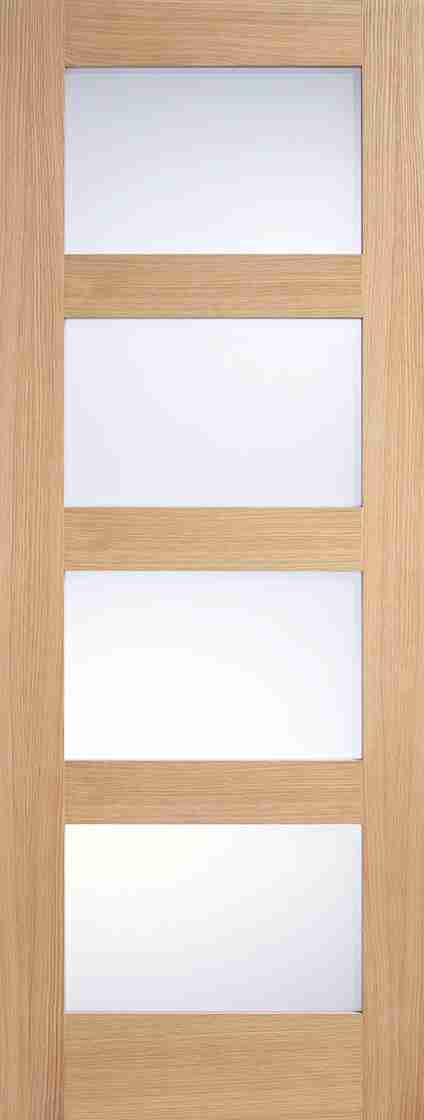 Oak Shaker Glazed 4L Frosted Pre-Finished