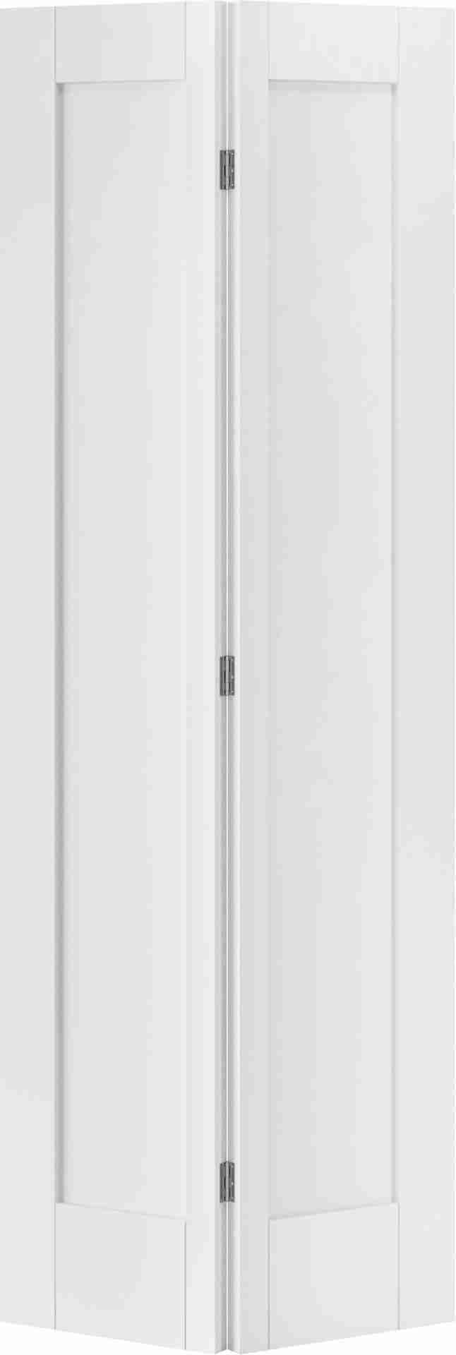 White Pattern 10 One Panel Bi-Fold