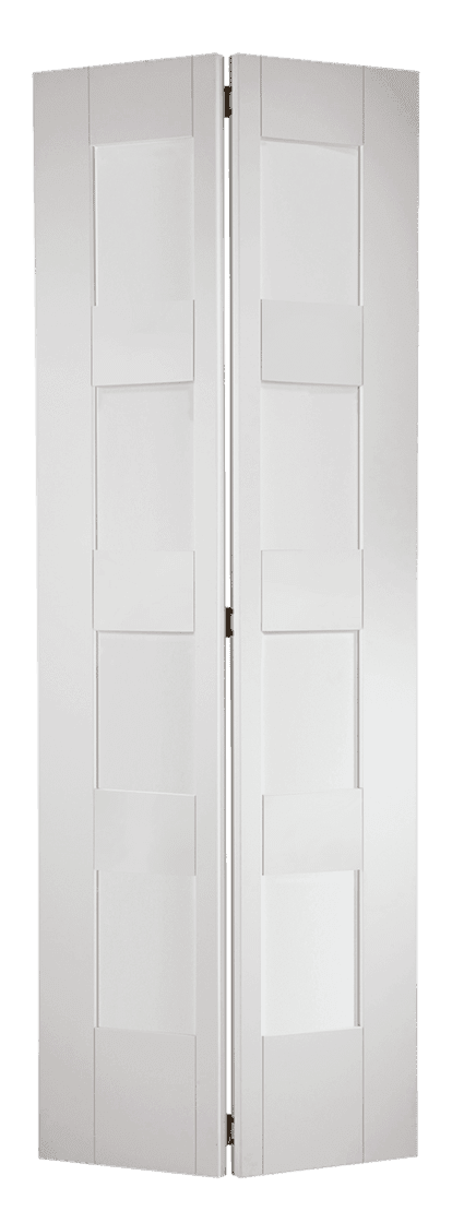 White Shaker Glazed 4L Bi-Fold